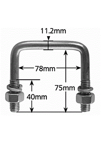 (198538) Zinc U-Bolt 3